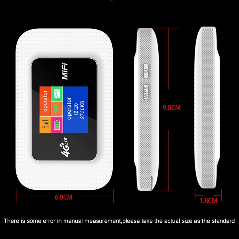 TIANJIE 4G sim карта WIFI роутер мобильный WiFi LTE 100 Мбит/с Дорожный партнер беспроводной
