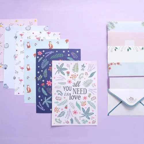 

6 PCS/Lot Postcard Letter Stationery Paper Mini Envelope Vintage Envelope Envelopes for Invitations Small Gifts Cute Envelop