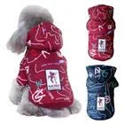 Зимняя теплая толстая пуховая куртка для щенков кошек и собак, хлопковая толстовка с капюшоном для чихуахуа, одежда для домашних животных