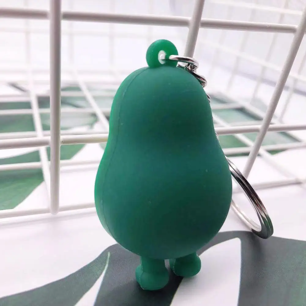 Брелок в форме сердца с имитацией фруктов авокадо для мужчин и женщин 2019