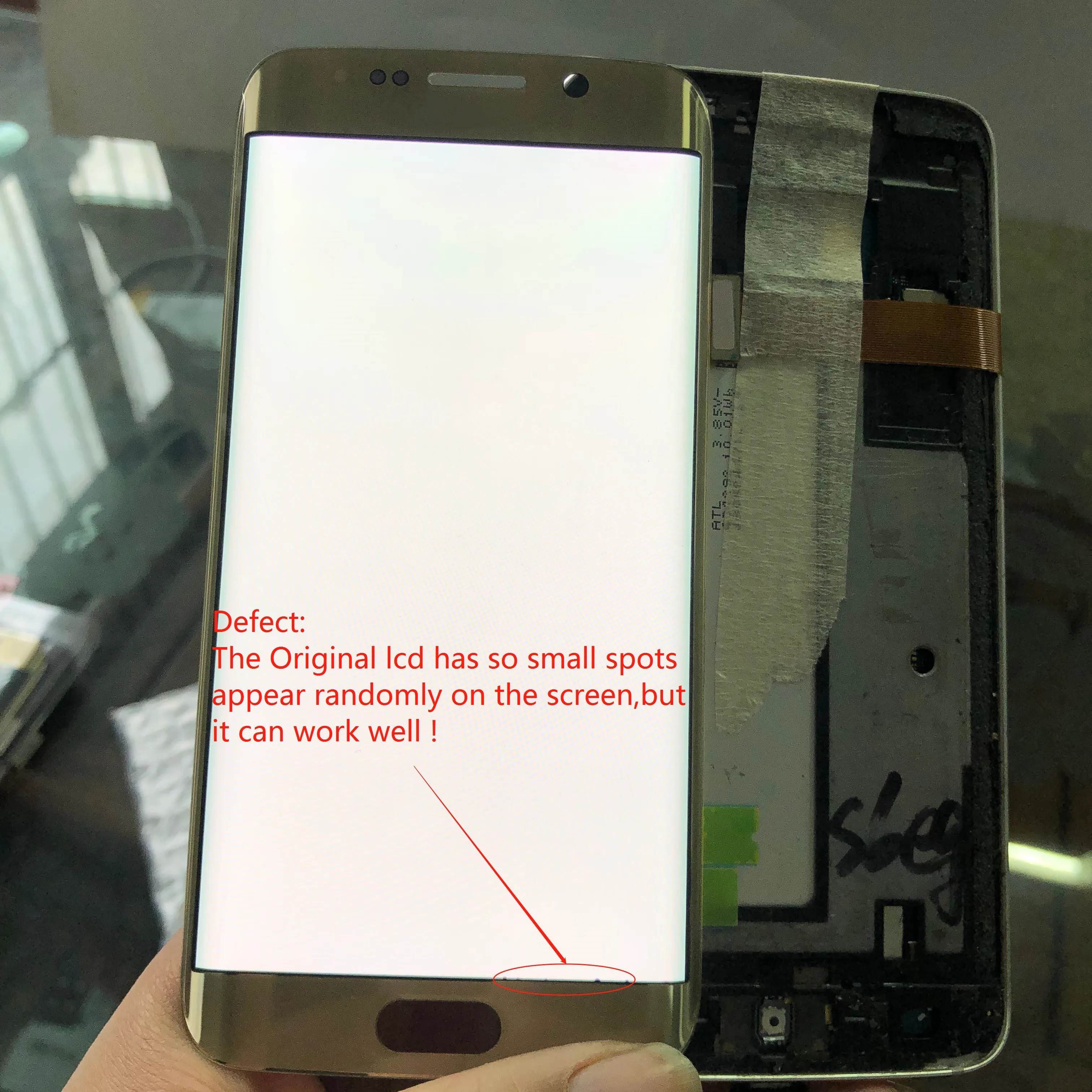 ЖК-экран для Samsung Galaxy S6 Edge G925 G925F оригинальный Amoled-дисплей 5 1 дюйма с маленькой
