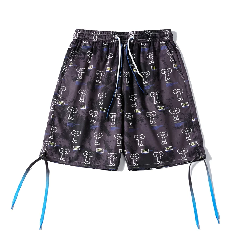 

2021 New Gyms Fitness Beach Swimming Board Shorts Quick Drying Shorts Women Swimwear Men Running Shorts Surf Man Summer Shorts
