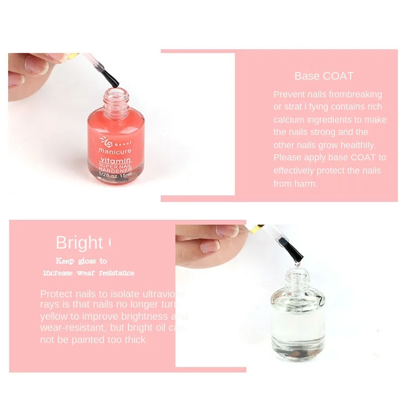 

Nail Art Nail Polish Care Oil Softening Nutrient Base Oil Gloss Oil 15ml/Bottle