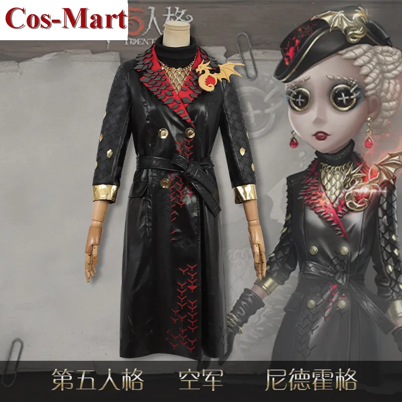 

Game Identity V Martha Behamfil Cosplay Costume Coordinator Black Leather Uniform Unisex Activity Party Role Play Clothing S-3XL