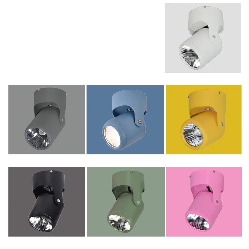 

Macaron Surface Mounted Ceiling Downlight 7W 9W12W 15W 18W 20W LED Ceiling Spot Light AC110/220V for Kitchen Living room Decor