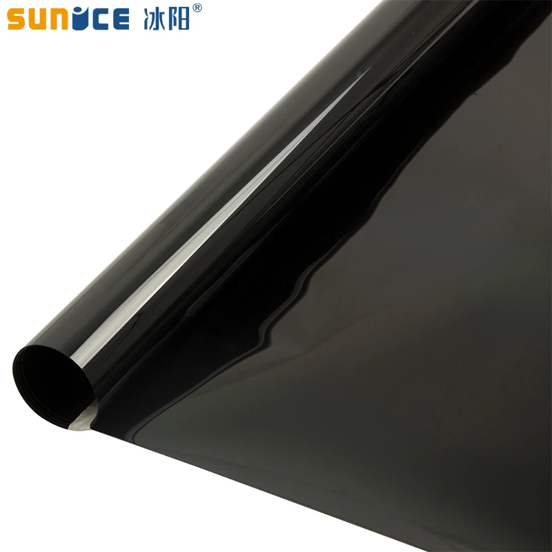 

Sunice 2mil Dark Black Auto Car Window Tint film 5%VLT Nano Ceramic Solar Tint Privacy Anti-UV glass sticker Car Foils 0.5x15m