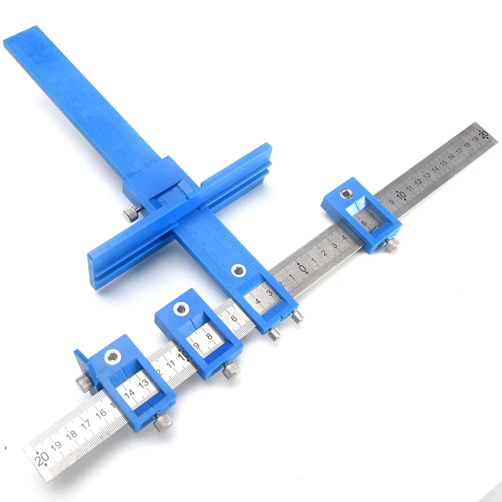 

Drill Guide Multifunctional Lightweight Woodworking Hole Adjustable Punch Home Drilling Hardware Cabinet