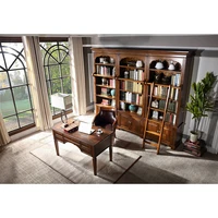 big and tall bookcase with ladder grande et grande biblioth%c3%a8que avec %c3%a9chelle wa694