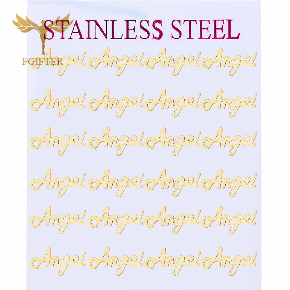 

Fashion Women Jewelry Angel Earrings for Girls Women Stainless Steel Ear Stud Earrings Set