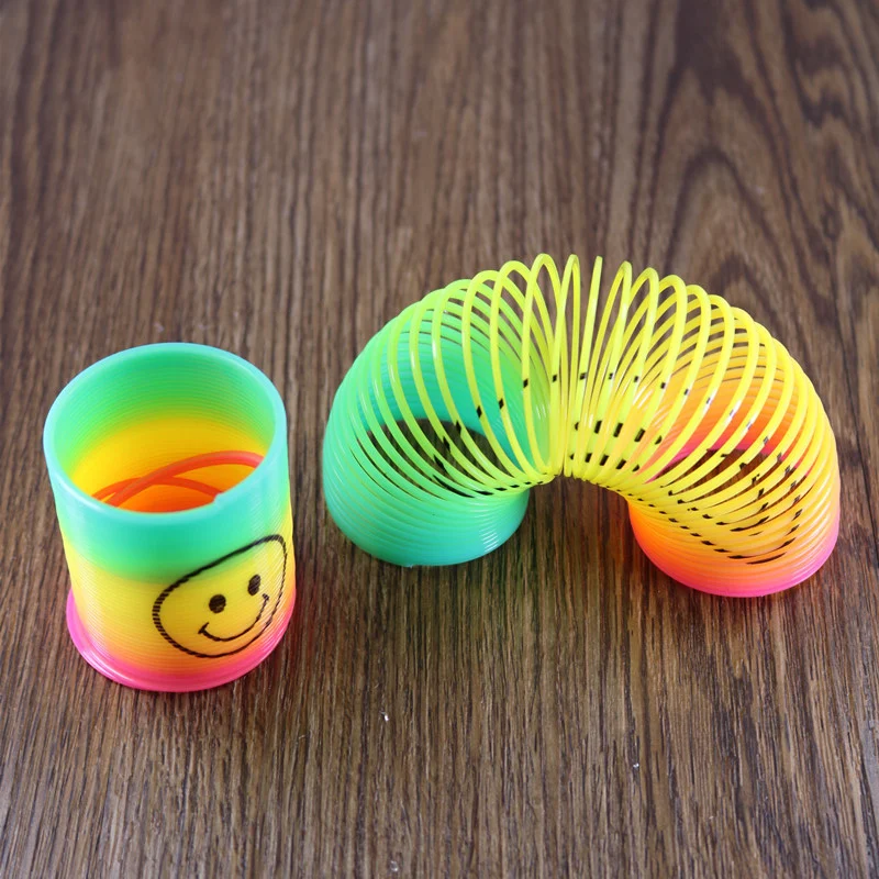 

Недорогие мини пружины со смайликом, 12 шт., наполнители для праздвечерние сумок, свадебная детская игрушка, приз для детей, Рождество