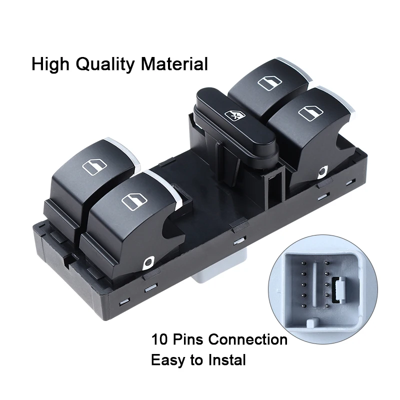 Переключатель бокового окна для VW Touran Tiguan Passat B6 B7 CC Golf Mk5 MK6 Jetta III AMAROK 5ND959857 5K4959857 |