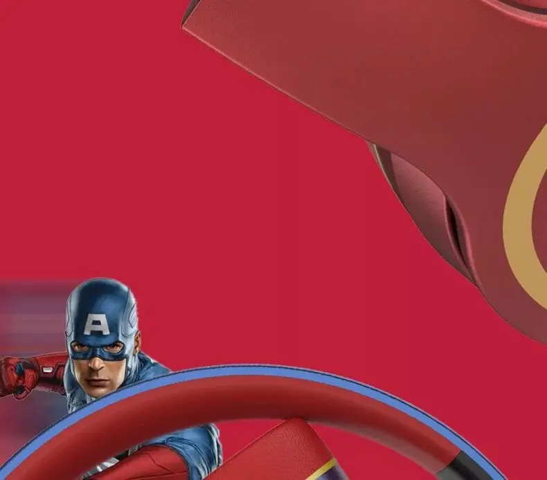 Оригинальные Bluetooth наушники серии Marvel, Мстители, 5,0, Беспроводная складная гарнитура, для бега, Hi-Fi, стерео наушники для ПК, мобильного телефона