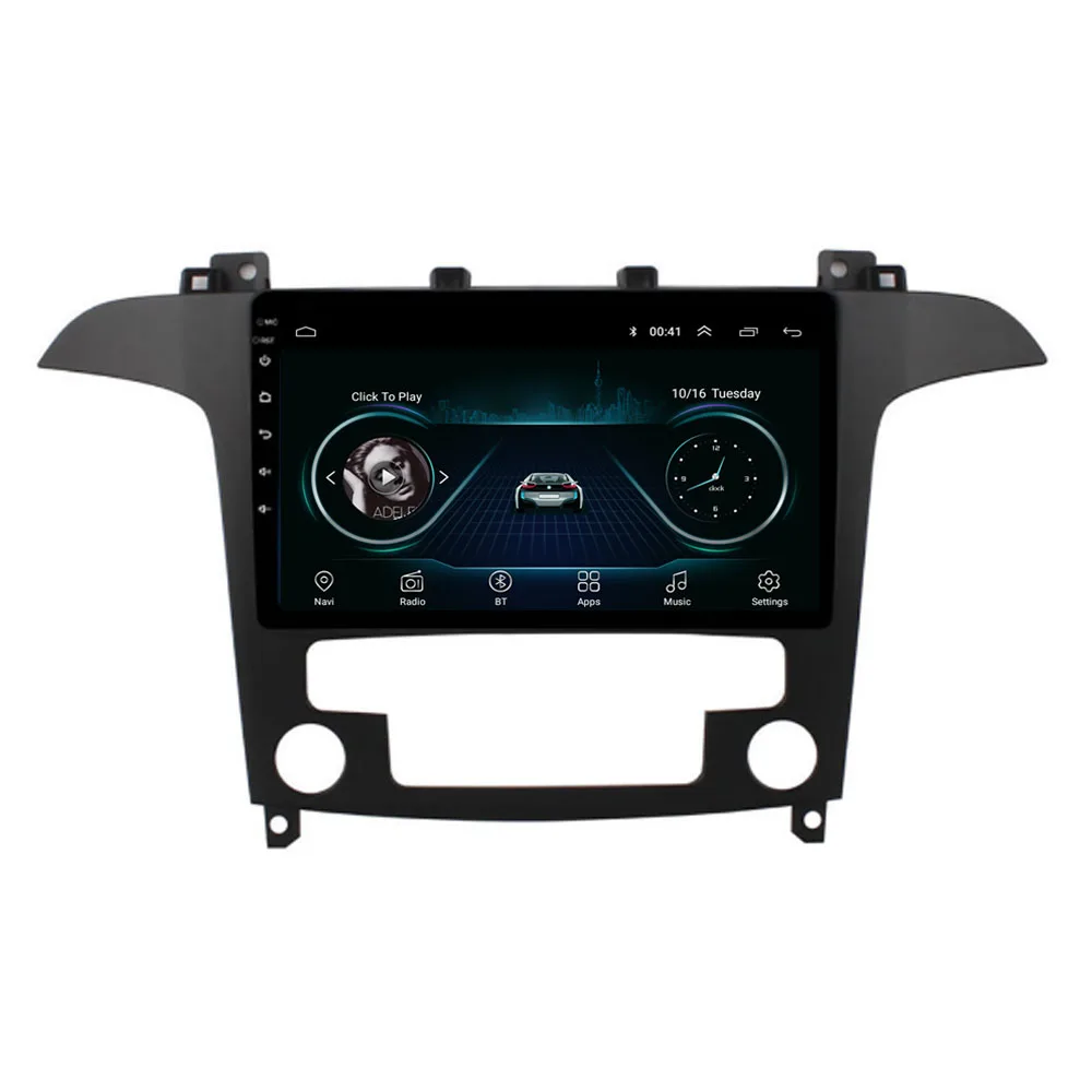 4G LTE Android 10 1 для FORD Focus Mondeo C-MAX S-MAX Galaxy II Kuga Мультимедиа Стерео DVD плеер навигация GPS