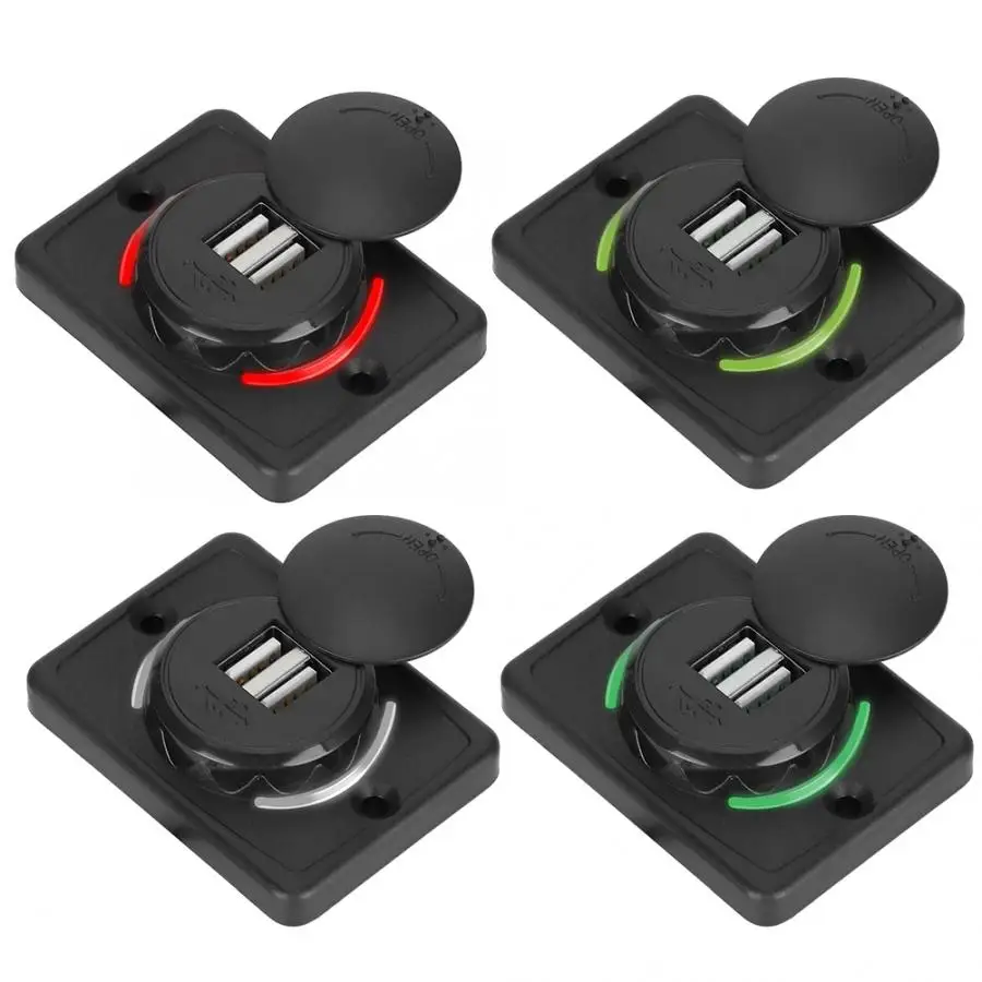 Зарядное устройство с 2 портами USB для автомобиля 12 В 24 | Автомобили и мотоциклы