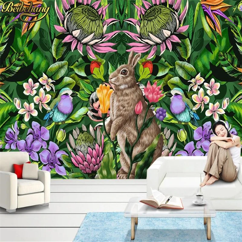 Обои на заказ 3D настенная живопись современные обои для гостиной зеленое