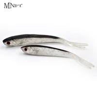 mnft 60pcslot 7 510cm perfect 3d eye soft lure baits for fishing tackle artificial soft bionic shad manual silicone bass