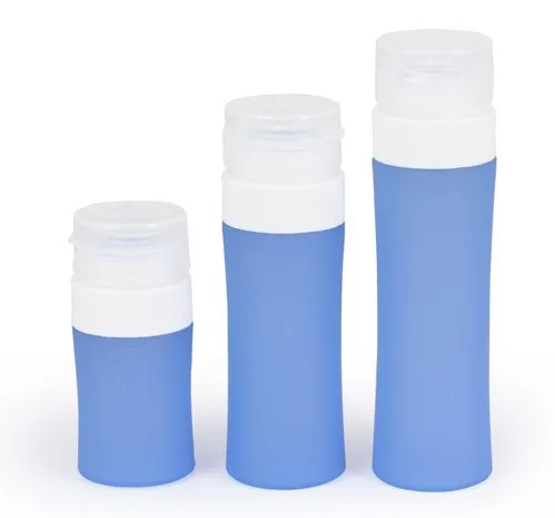 Силиконовый портативный дорожный флакон для женщин и мужчин косметический