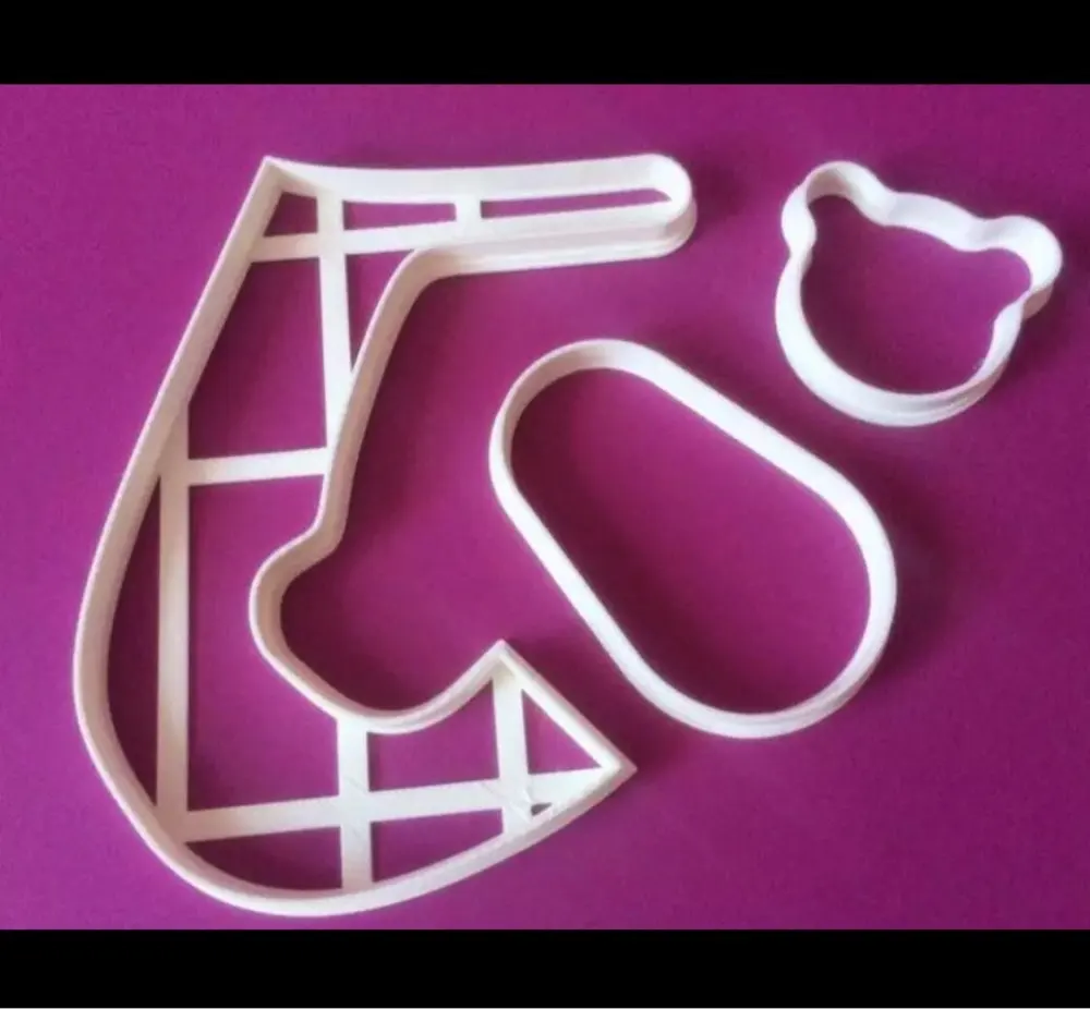 Форма для помадки 3d Трехмерная танцевальная обувь детская Мультяшные булочки