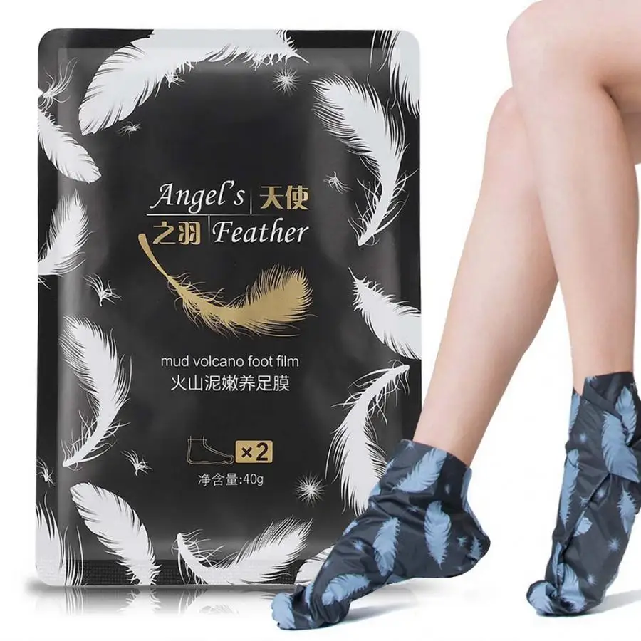 Увлажняющий отшелушивающий крем для педикюра из вулканической грязи 2 шт.