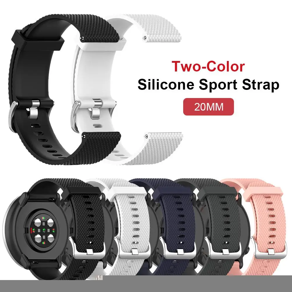 Силиконовый спортивный ремешок для наручных часов POLAR IGNITE Смарт часы Garmin Venu Amazfit