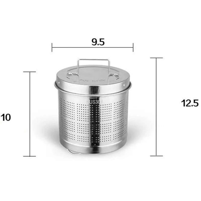 

Stainless Steel Health Pot Filter Net Can Reuse Tea And Coffee Filter Home Kitchen Drinking Accessories