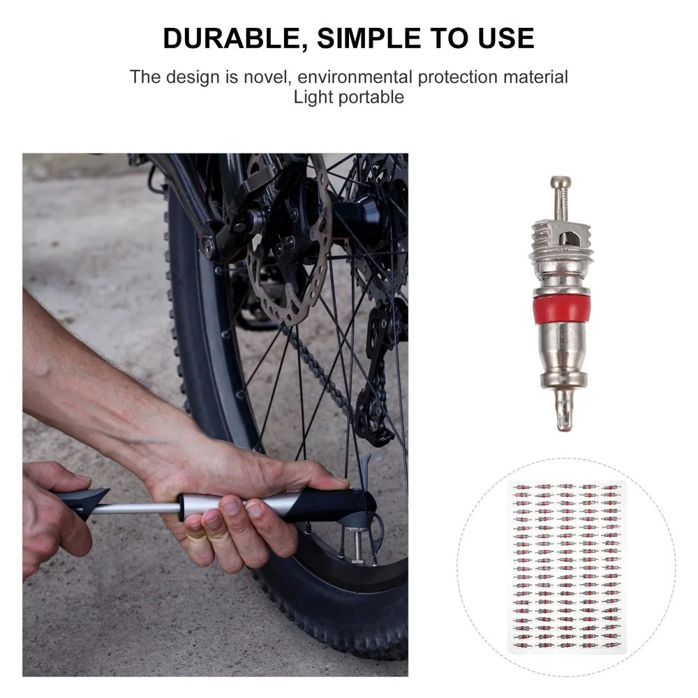 

100pcs Tire Core American Core Bike Replacement Tubeless Core