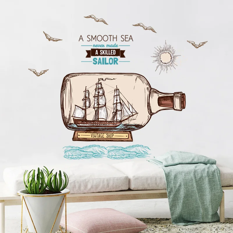 Стикеры стены s Гостиная Украшение творческий прикроватная тумбочка для спальни