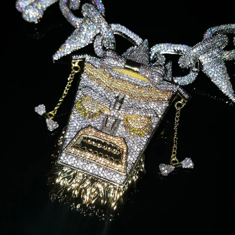 Ожерелье с кулоном в стиле хип хоп ювелирное изделие рэппи редд Тикки украшение