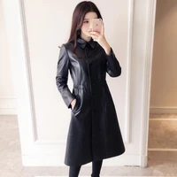 2021 women spring genuine real sheep leather jacket r6