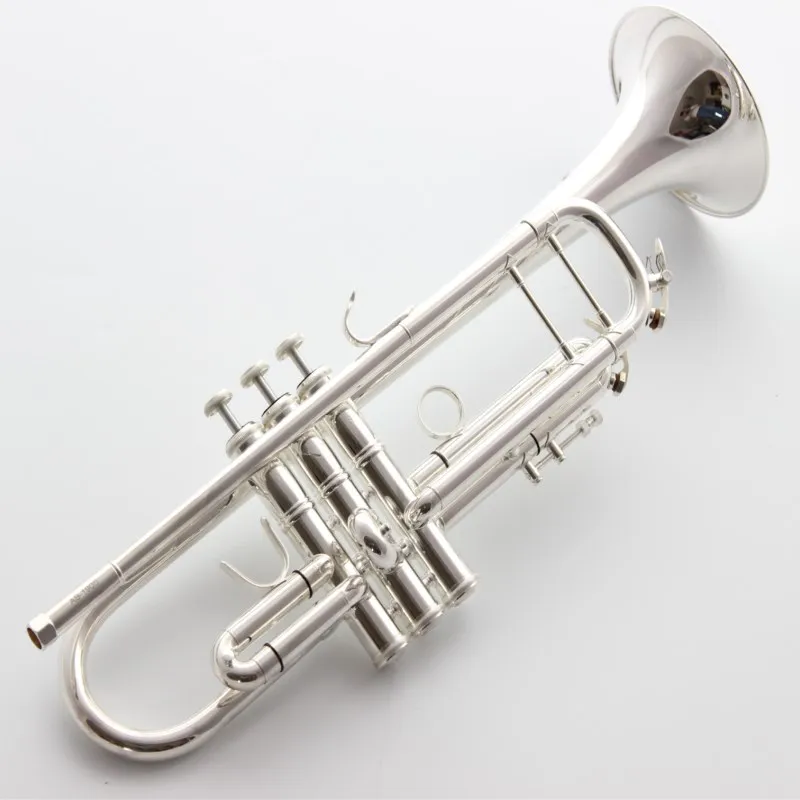 Kaluolin StradivariuTrumpet LT197S 99 подлинный двойной посеребренный B плоский профессиональный