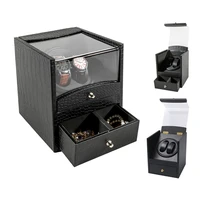 22 leather automatic watch winder machine storage box battery mechanical jebely display cabinet collection motor shaker winding