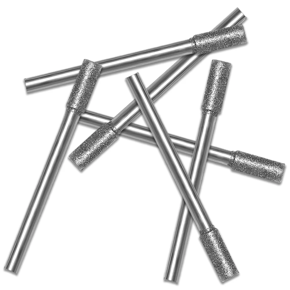 5 шт. Алмазная точилка для бензопилы камень заусенцев круглая пилка подходит 1453