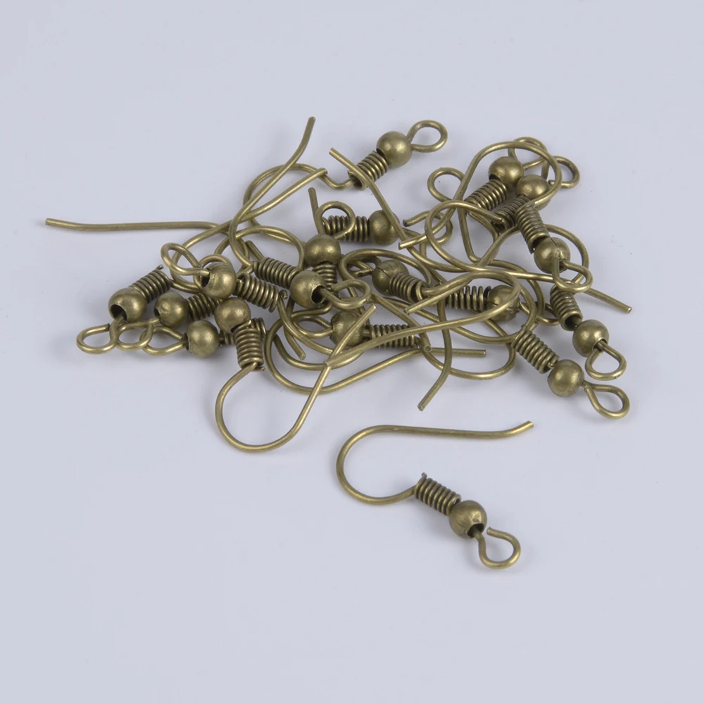 100 шт./лот фурнитура для сережек сделай сам крючки застежки изготовления