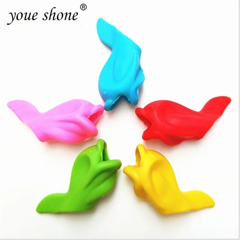 5 шт./пакет Силиконовые рыбы Дельфин карандашница Детский письменный Корректор