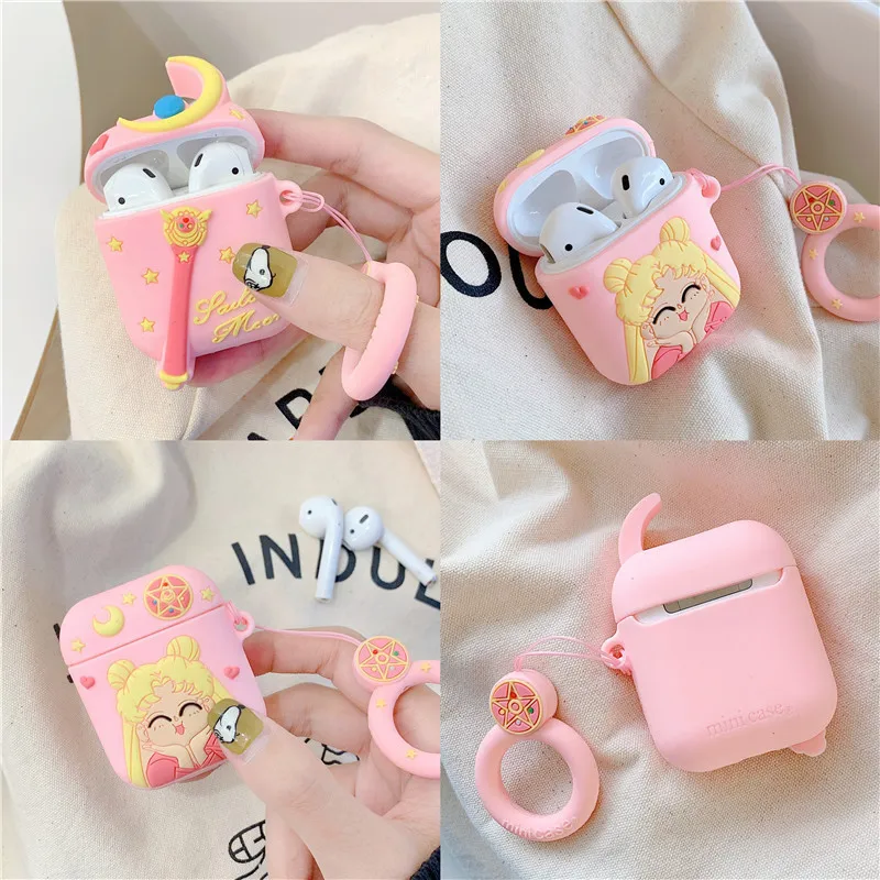 

For Airpods Pro 3D Cartoon Anime Case for Apple Airpods 3 2 1 Wireless Earphone Cover Box Bags