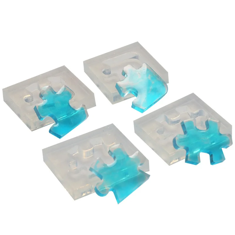 

DIY puzzle silicone mold Crystal Epoxy Mold Jewelry mould Epoxy mold