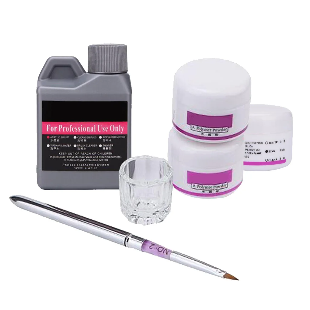 

DIY Nail Art Tool Set Crystal Powder Acrylic Liquid Nail Pen 3 Colors