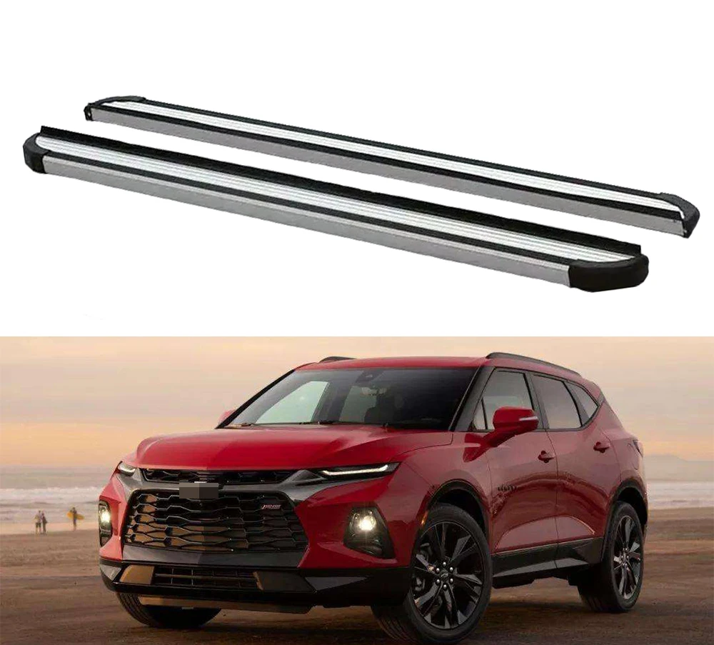 2 шт. защитные накладки на дверь для Chevrolet Chevy Blazer 2019 2020 2021 серебристые|Буксиры и