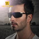 Мужские солнцезащитные очки без оправы VEITHDIA, из алюминиево-магниевого сплава с поляризационными стеклами, модель 6501,