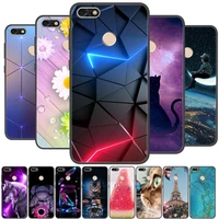 for huawei p smart 5 65inch case tpu soft silicone cute wolf back cover phone case for huawei p smart 2018 fig lx1 psmart case