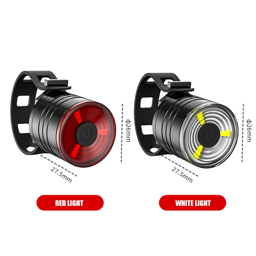 

Sale Bicycle Cycling Taillights LED Safety Warning Light with 3 Modes Waterproof Bike Front and Taillights Bicycle Accessories