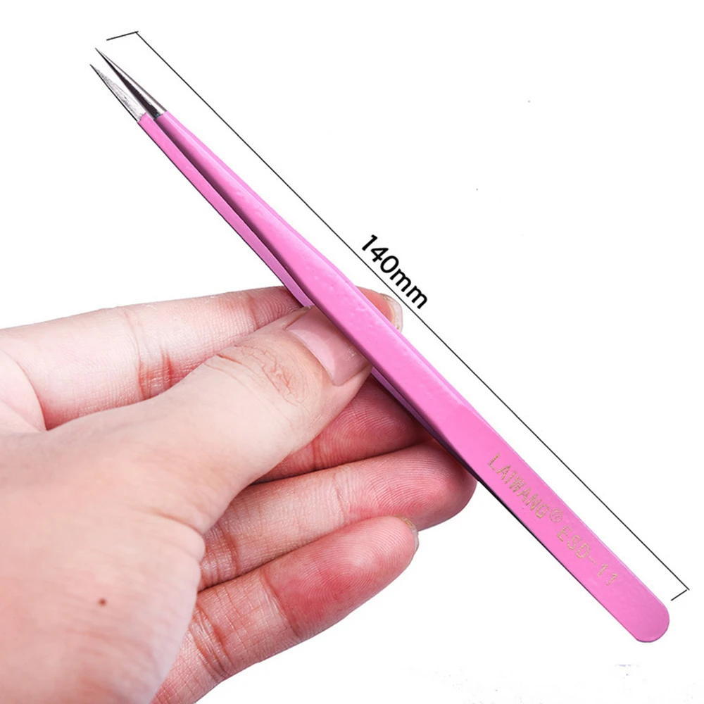 1 или 2 шт. Профессиональный пинцет для макияжа ресниц Пинцет наращивания бровей