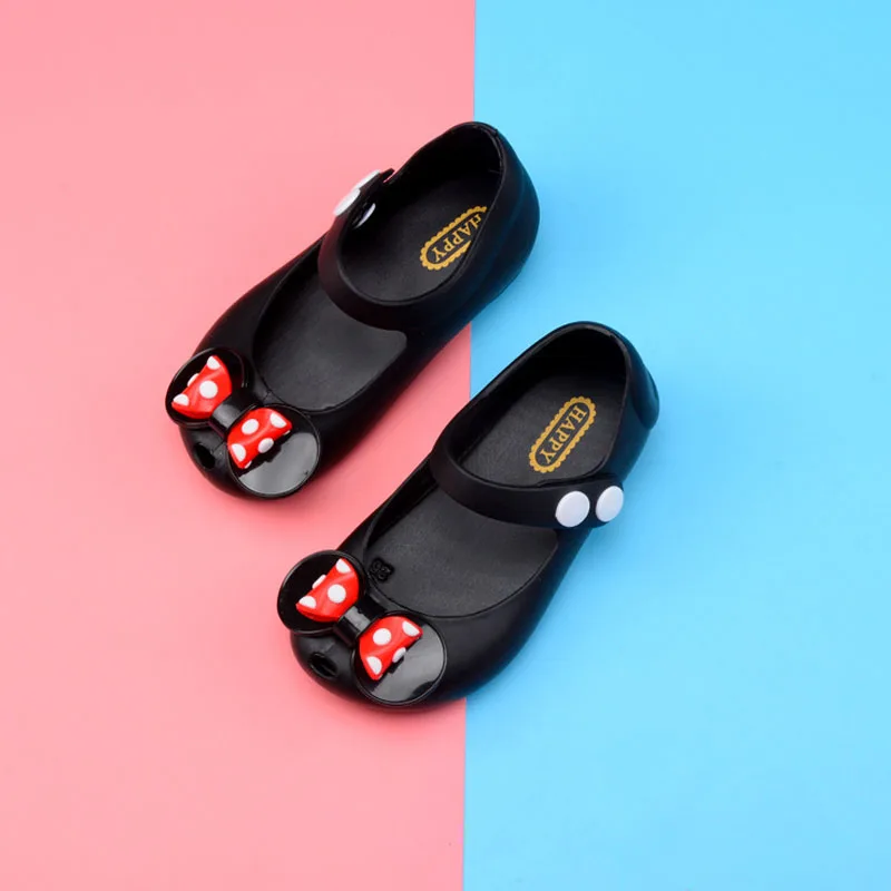 2019 Summer Children's Cartoon Shoes Baby Girls Soft Jelly Sandals Kids Minnie PVC Anti-slip Beach Toddler |