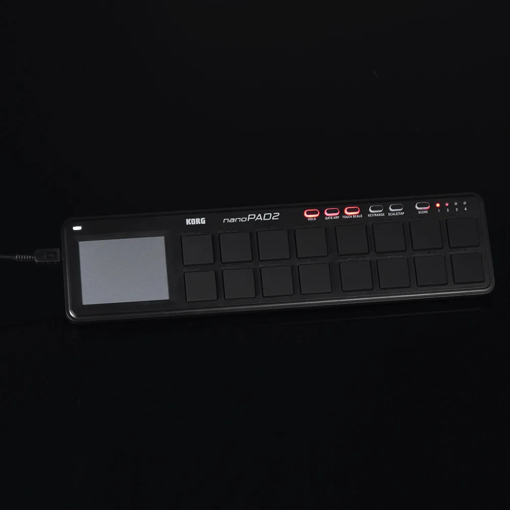 KORG nanoPAD2 Тонкий портативный USB MIDI Pad контроллер 16 Триппер колодки с кабелем |