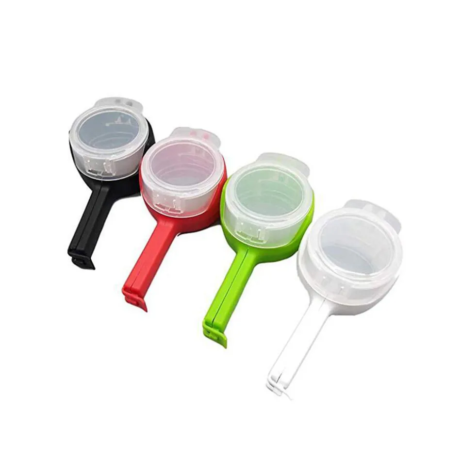 1pcs Seal Pour Food Storage Bag Clip Food Sealing Clip Effect Clamp With Large Discharge Nozzle For Storage Food Kitchen Tools