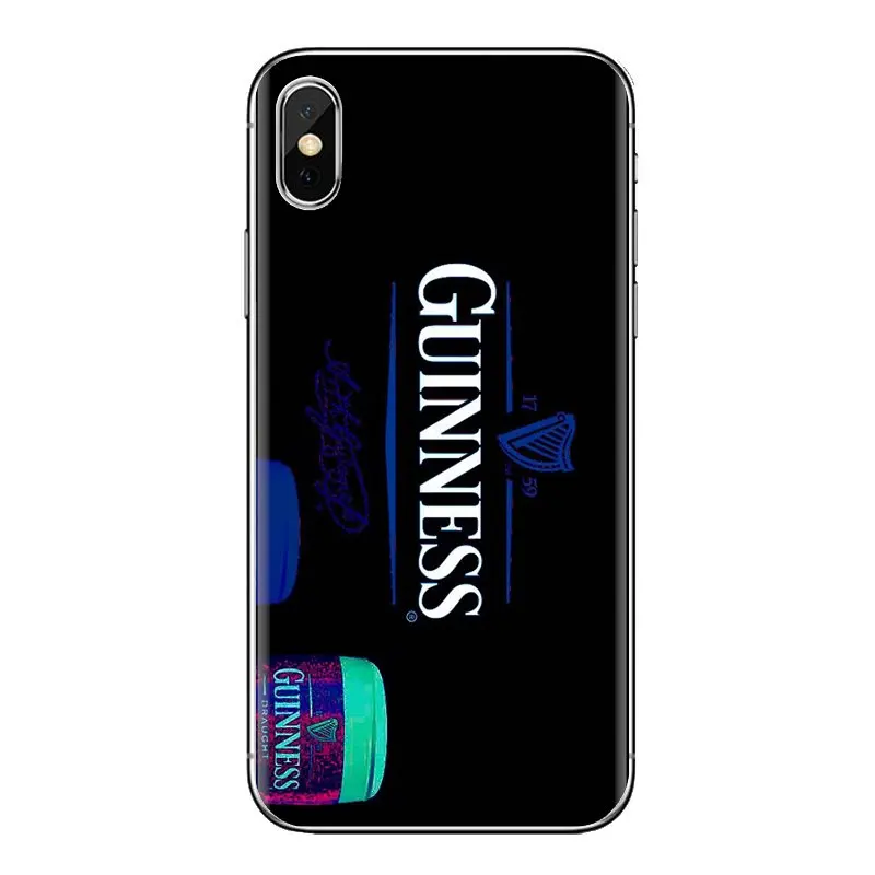Пиво Guinness печать логотип прозрачный мягкий ТПУ чехол для LG Spirit Motorola Moto X4 E4 E5 G5 G5S G6 Z