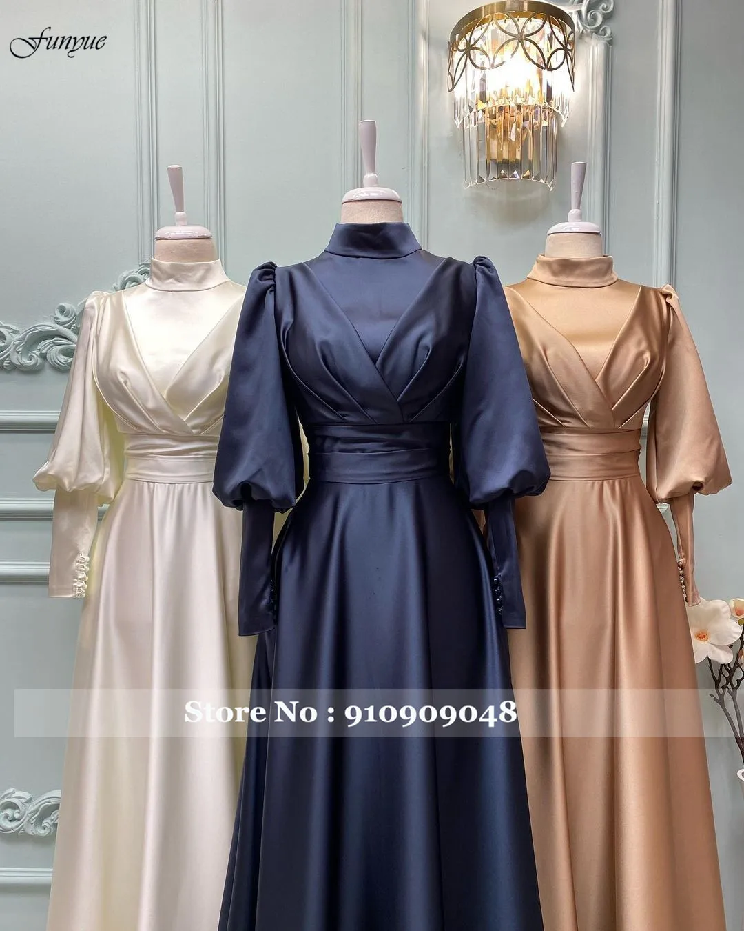 Женское вечернее платье с длинным рукавом элегантное ТРАПЕЦИЕВИДНОЕ ПЛАТЬЕ в