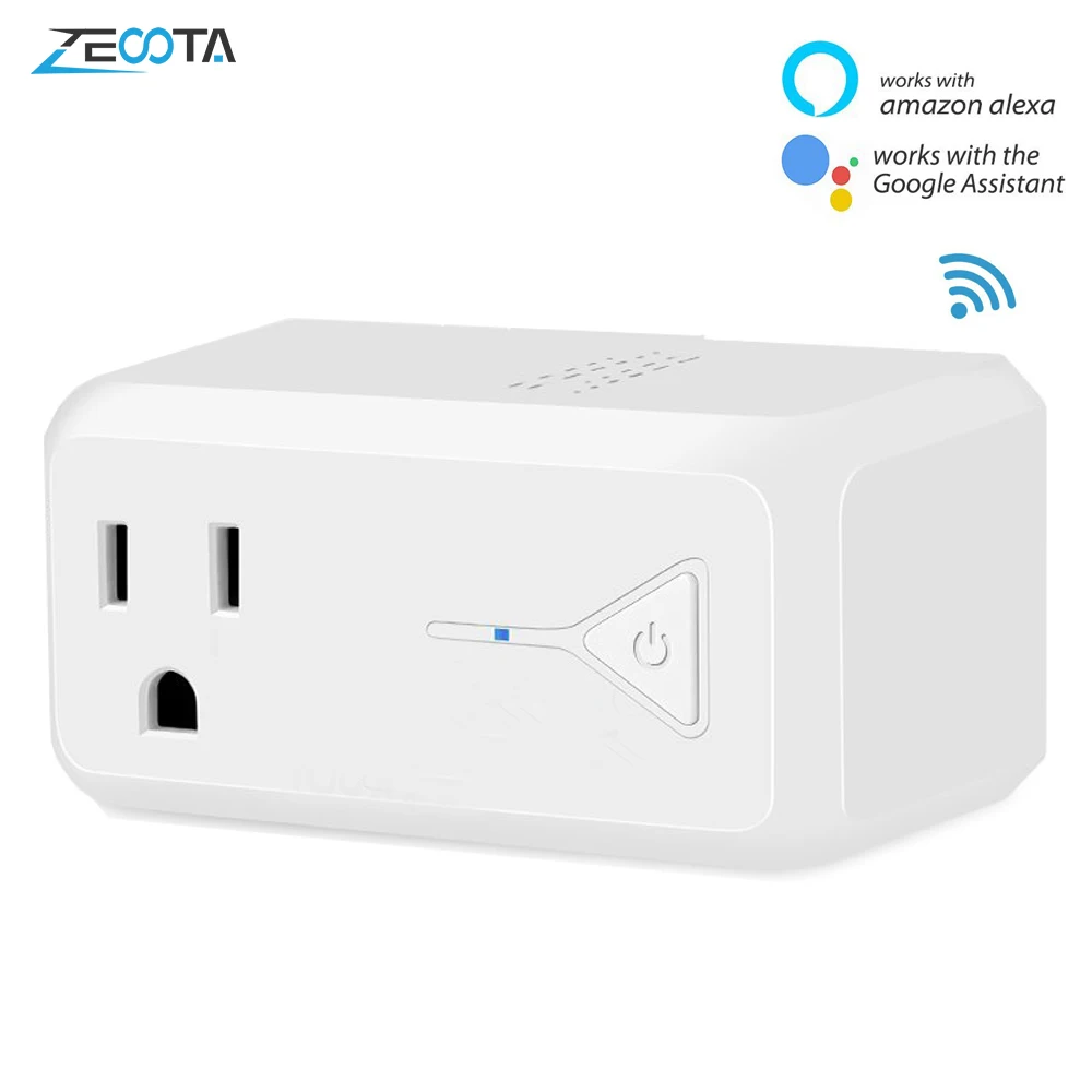 WiFi смарт-Мощность штепсельная вилка американского стандарта электрическая