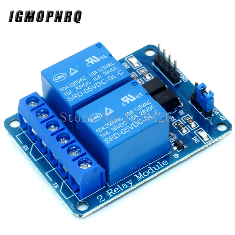 10 шт. 5 в 2 канальный релейный модуль щит для ARM PIC AVR DSP Electronic|Интегральные схемы| |