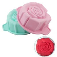silicone mold baking tools cake molds large rose birthday cake celebration party cocktail party 3d diy tools
